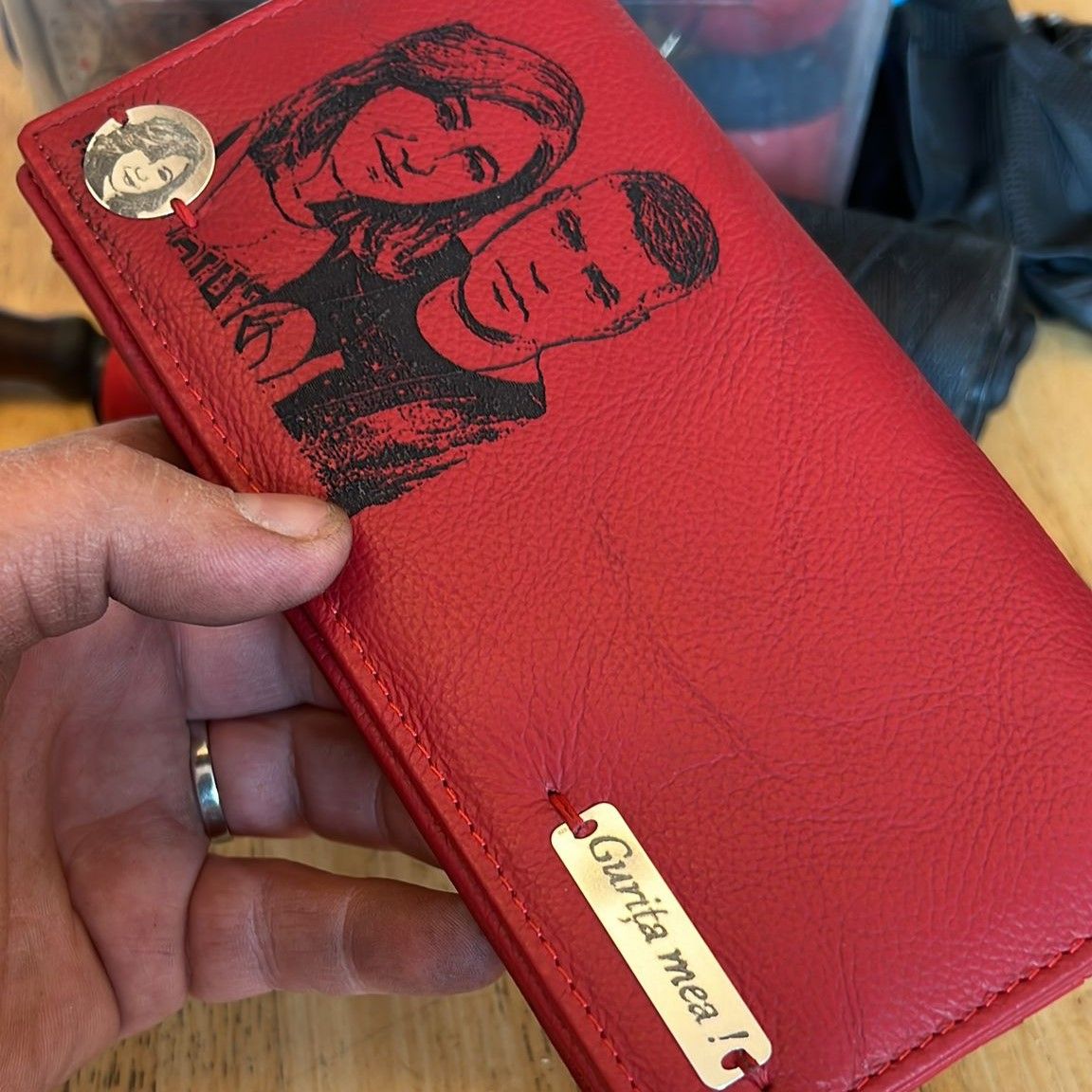 PORTOFEL MODEL FEMME MAGNET PERSONALIZAT